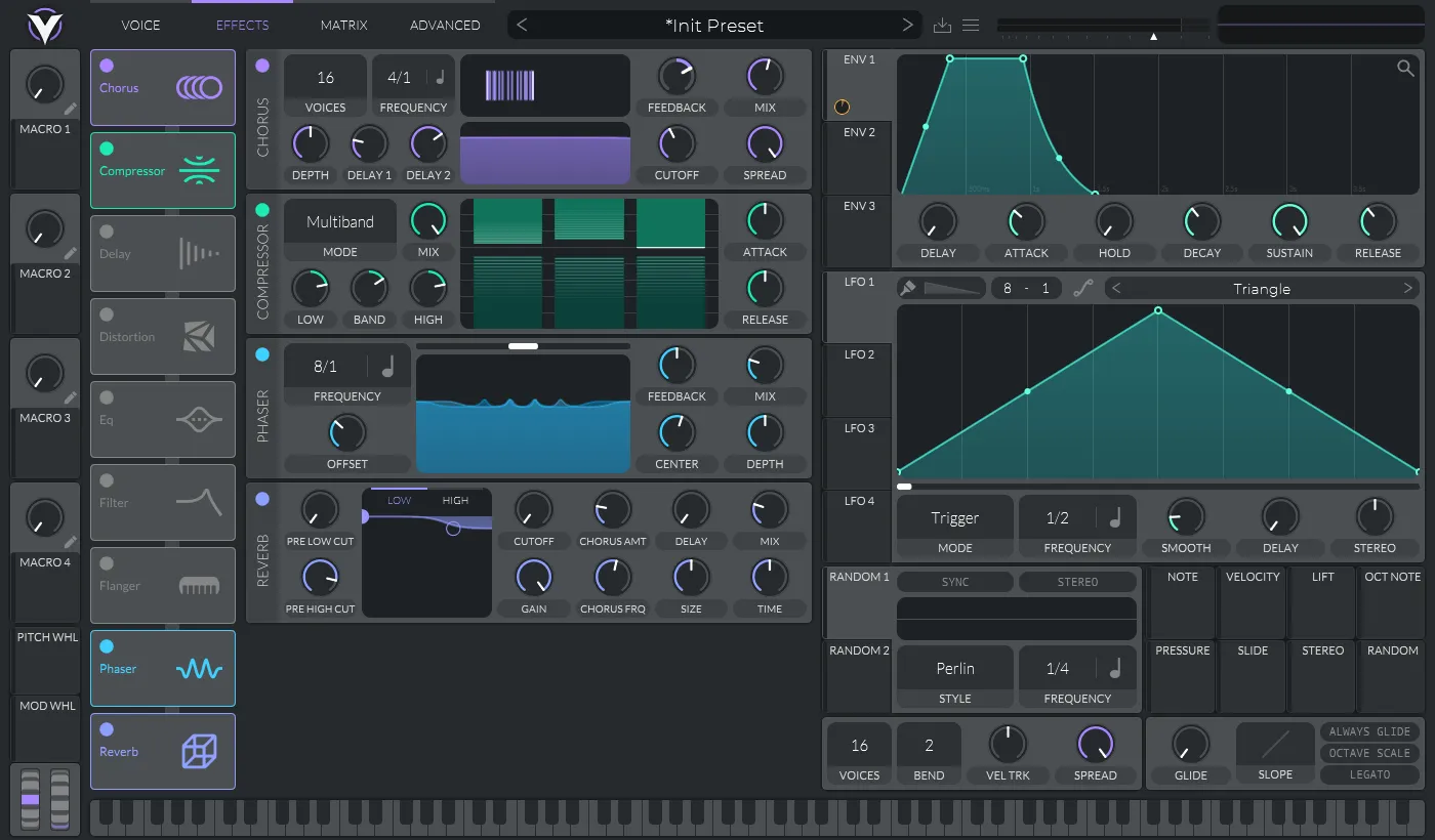 (Figure 5b) Vital effects settings