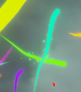 (Figure 10) Blue and green agents "communicating"